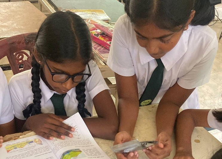 SSF Climate Tech Girls at Anuradhapura Central College